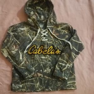Camo cabelas hoodie